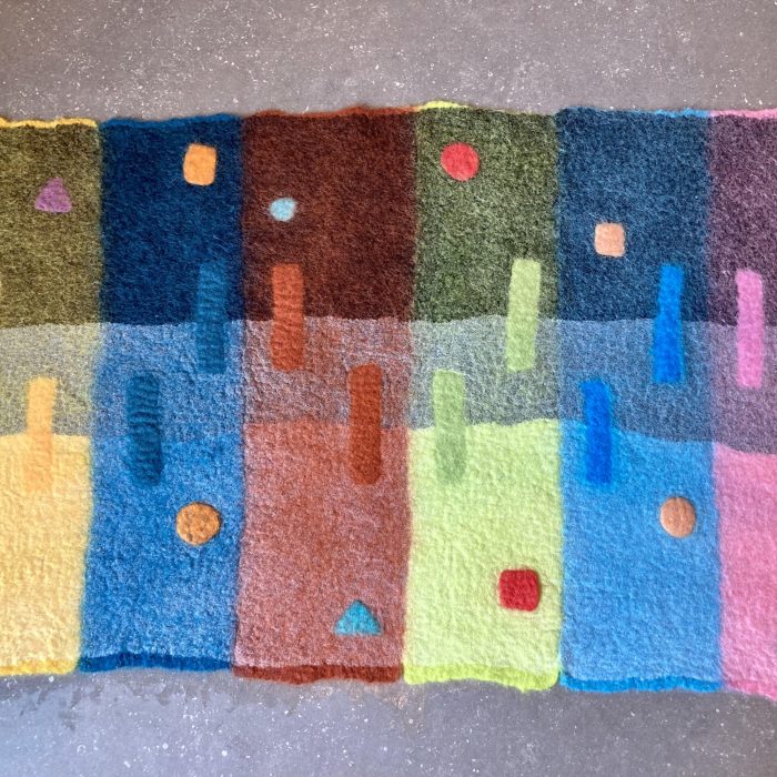 Kristina felted color study 0323